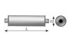 DINEX 80407 Middle Silencer